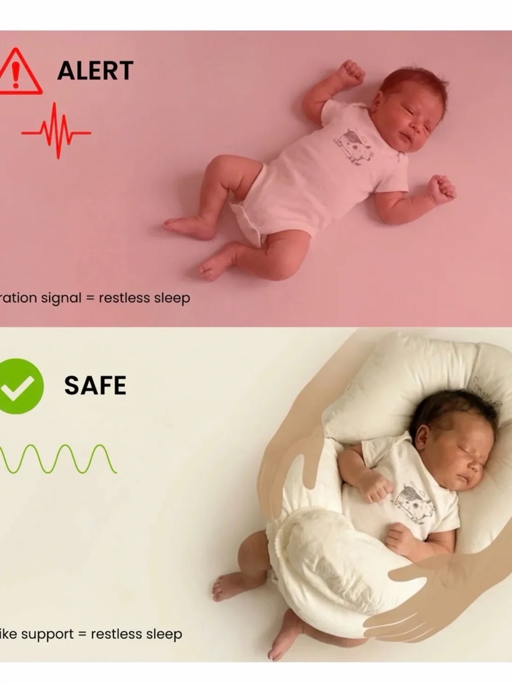 Cradle Cuties Infant Sleep Pillow
